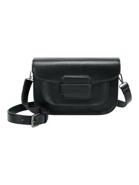 NWT Daisy Rose Crossbody Bag - Black - Vegan Leather